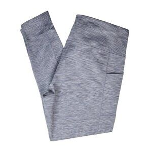 Mondetta Womens Grey Side Pocket High Waisted Leggings Size XXL NWT